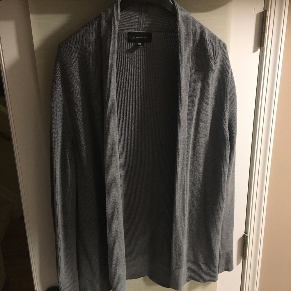 I.N.C. XL Men's Classic-Fit Open-Front Cardigan